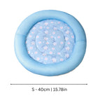 Dog & Cat Bed Plush Bolster Non-Slip Base