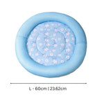 Dog & Cat Bed Plush Bolster Non-Slip Base