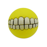 Dog Chew Toy Durable Rubber Squeaky Smiling Ball