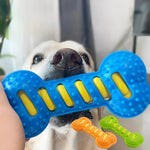 Dog Chew Toy Teeth-Cleaning Texture Durable TPR
