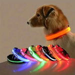 Dog Collar 360° LED Reflective Adjustable Nylon