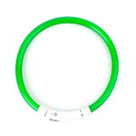 Dog Collar Adjustable Cut-To-Length USB Rechargeable 3 Modes