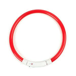 Dog Collar Adjustable Cut-To-Length USB Rechargeable 3 Modes