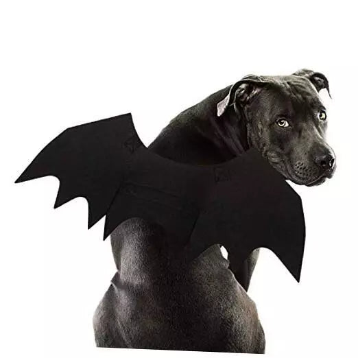 Dog Costume Bat Wings Soft Felt Adjustable Straps