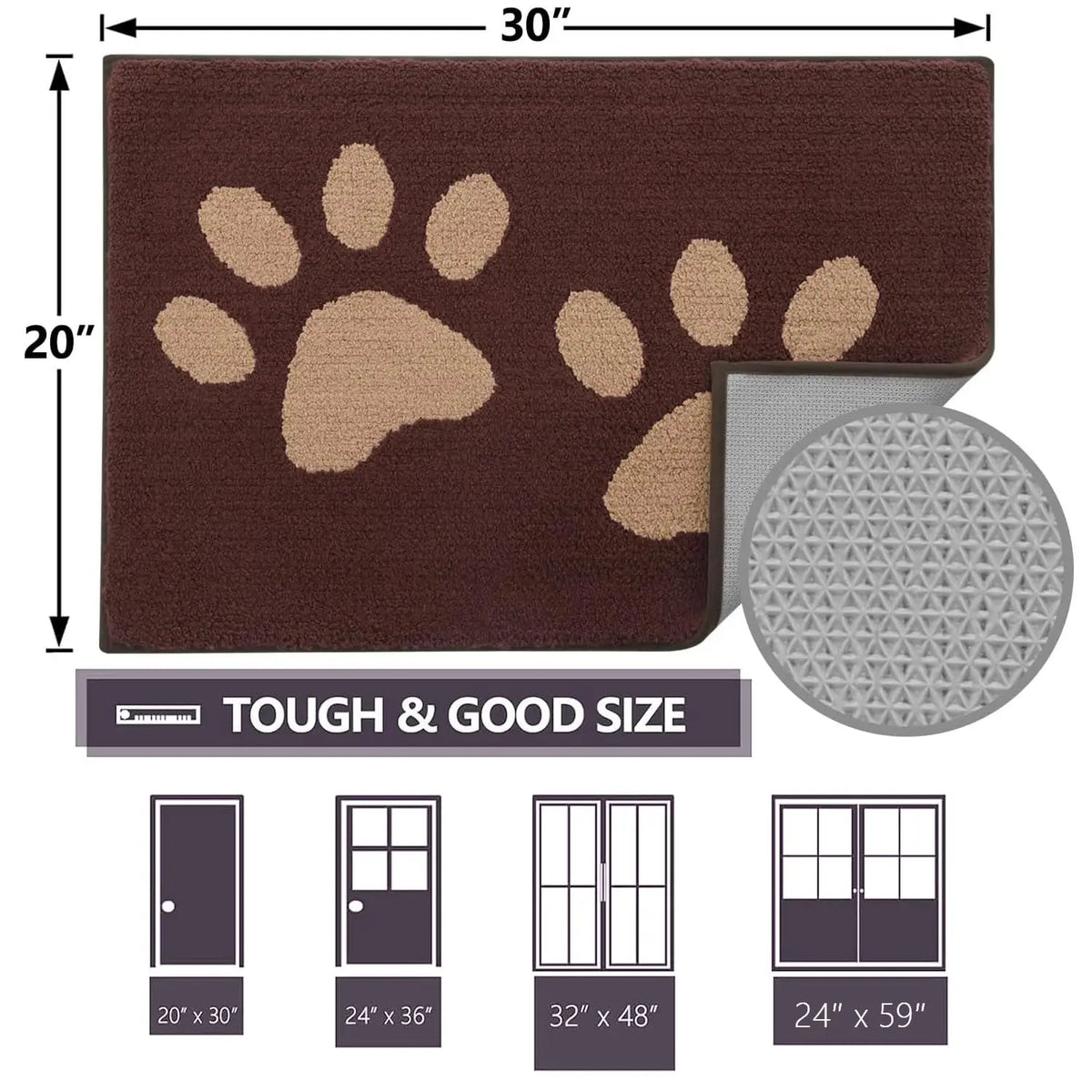 Dog Door Mat Absorbent & Non-Slip