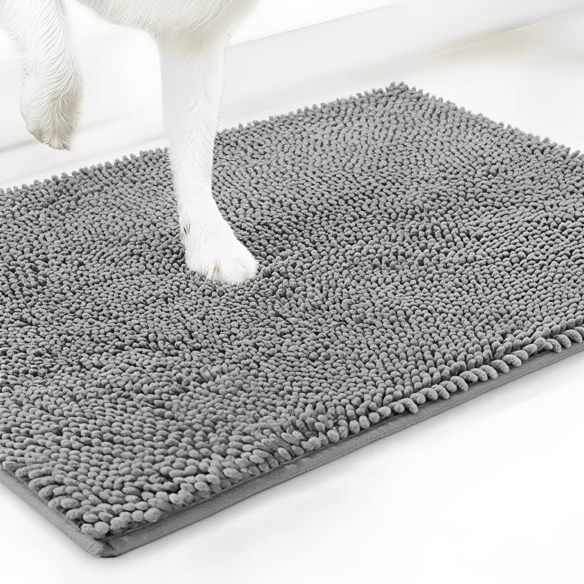 Dog Door Mat Absorbent Non-Slip Muddy Paw Protection