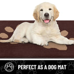 Dog Door Mat Chenille Microfibre Non-Slip Backing Machine Washable