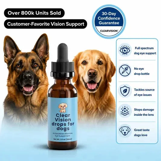 Dog Eye Support Drops Daily Food Supplement