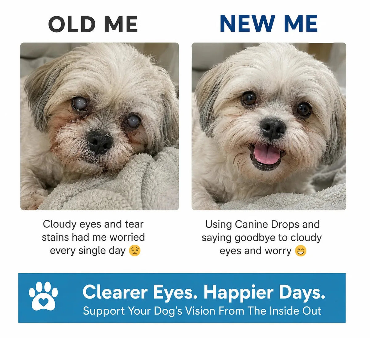 Dog Eye Support Drops Daily Food Supplement