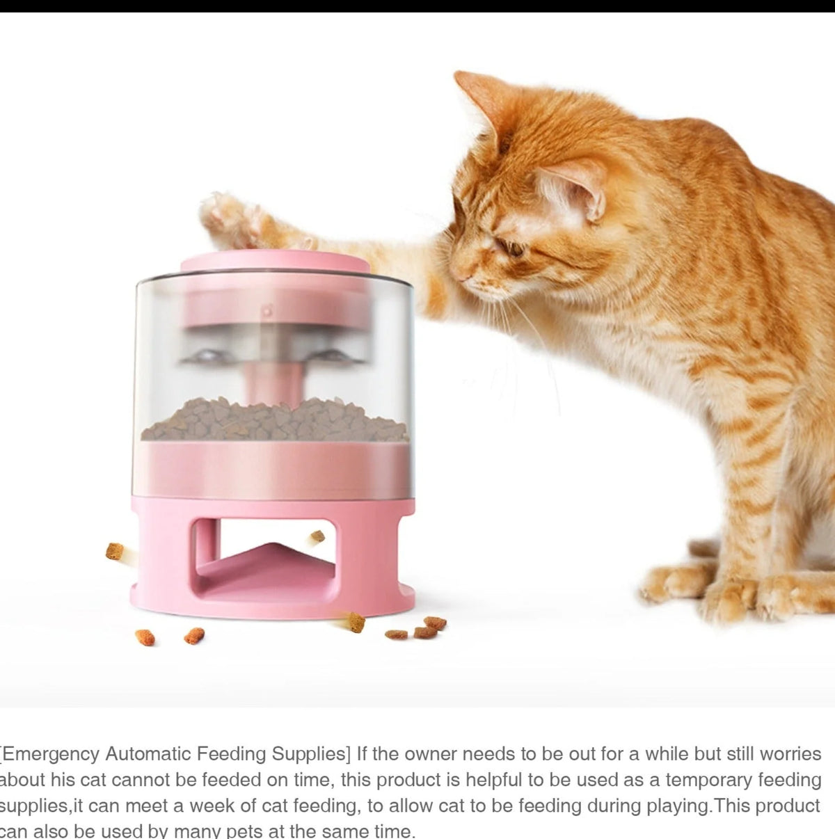 Dog Feeder Toy Interactive Slow-Feeding 7 Oz Capacity