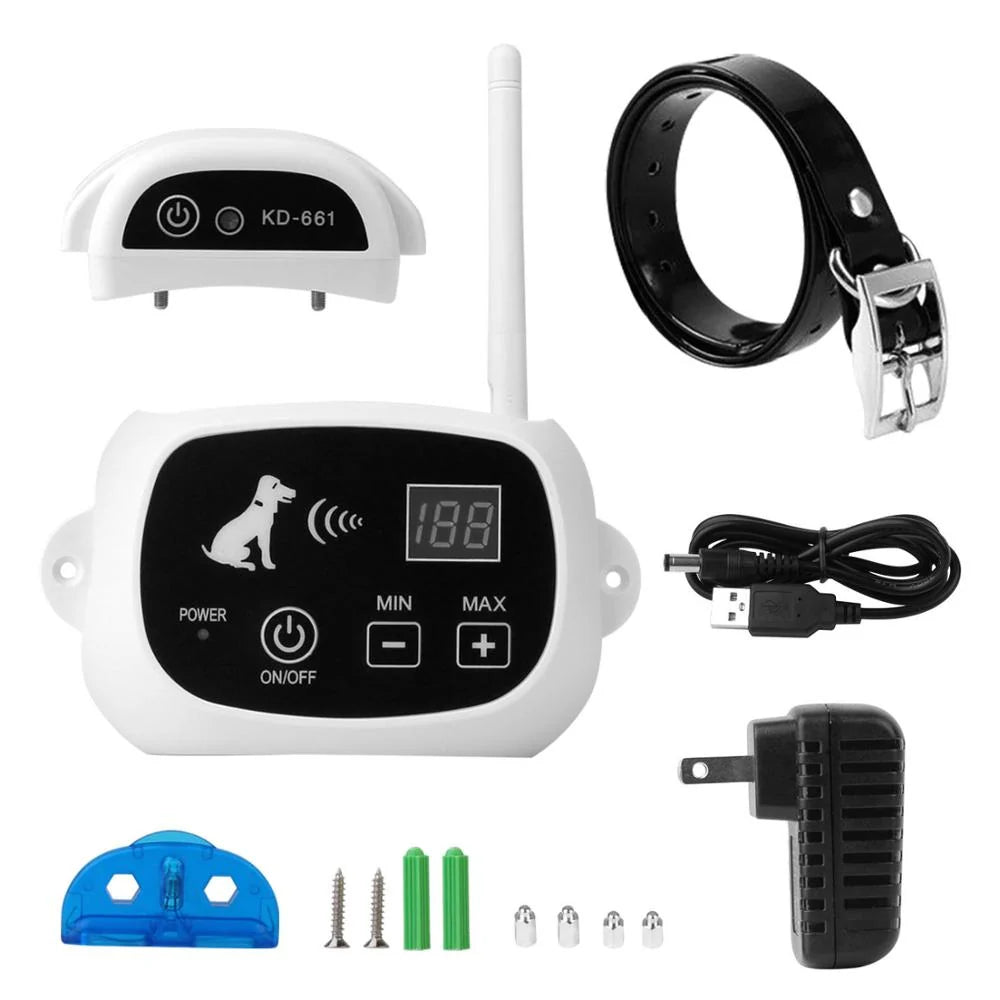 Dog Fence Wireless Adjustable Radius Gradual Training Mode
