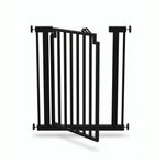 Dog Gate Extra Tall 42 Inch Steel Walk-Through Pressure-Mounted