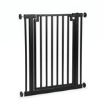 Dog Gate Extra Tall 42 Inch Steel Walk-Through Pressure-Mounted