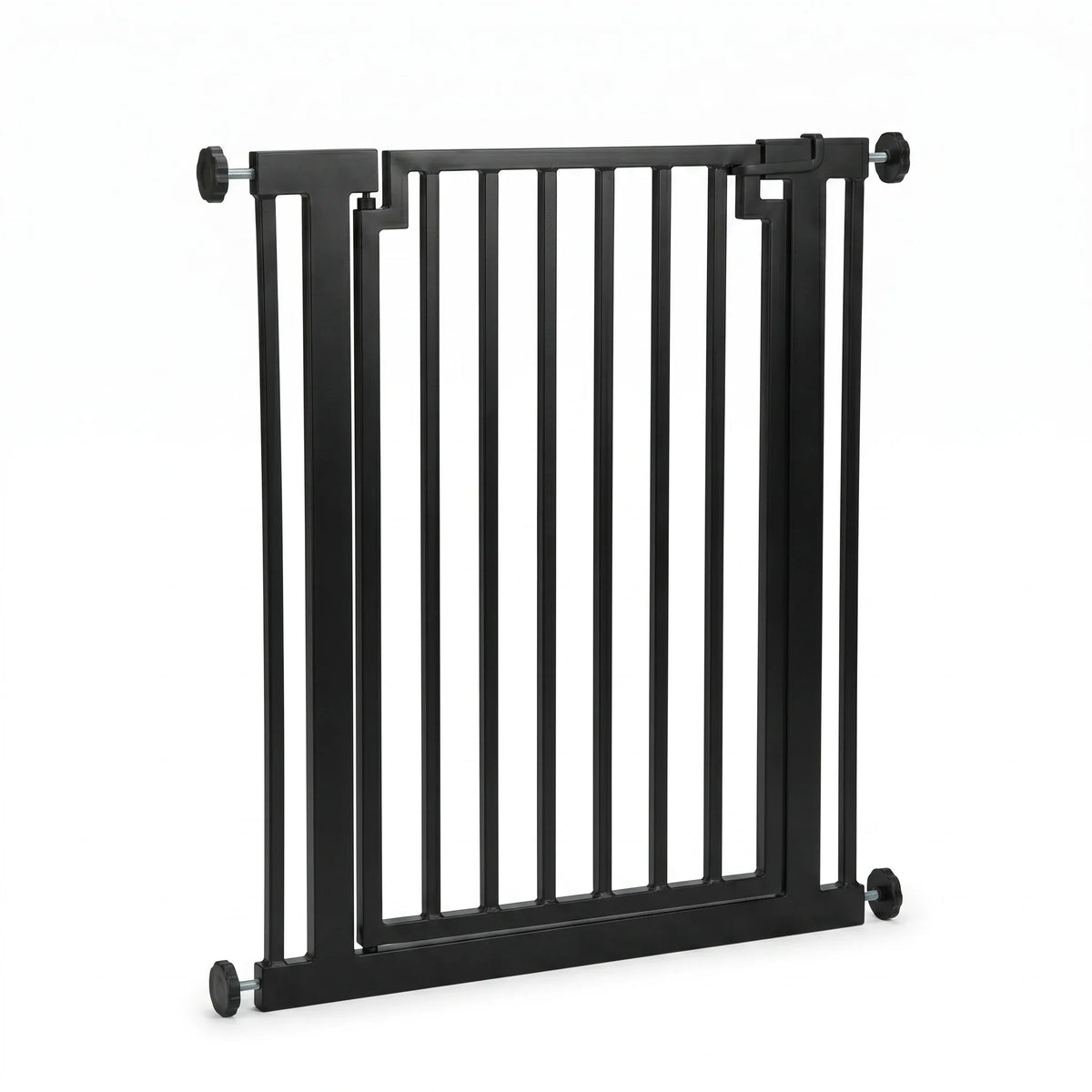 Dog Gate Extra Tall 42 Inch Steel Walk-Through Pressure-Mounted