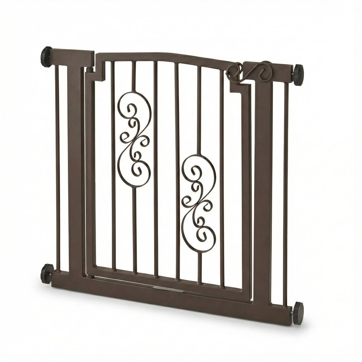 Dog Gate Extra Wide Pressure-Mounted Walk-Through Door