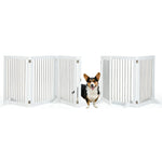 Dog Gate Freestanding Extra Wide Lockable Door
