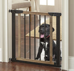 Dog Gate Hardwood & Steel Auto-Close Walk-Through