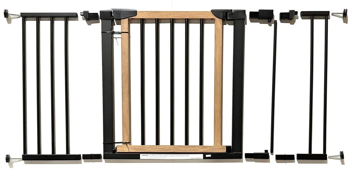 Dog Gate Hardwood & Steel Auto-Close Walk-Through