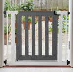 Dog Gate Steel Pressure-Mounted Walk-Through Door