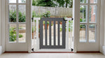 Dog Gate Steel Pressure-Mounted Walk-Through Door
