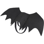 Dog Halloween Costume Felt Bat Wings Adjustable Fit Pumpkin Bell