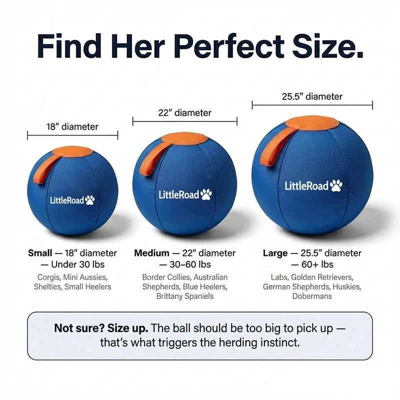 Dog Herding Ball Puncture-Resistant Pump Included