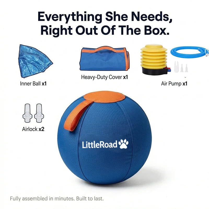 Dog Herding Ball Puncture-Resistant Pump Included
