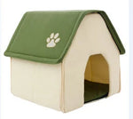 Dog House Kennel-Style Red or Green