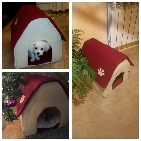 Dog House Kennel-Style Red or Green