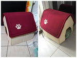 Dog House Kennel-Style Red or Green