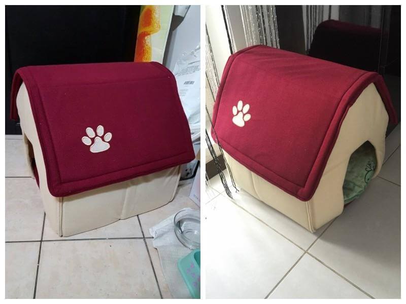 Dog House Kennel-Style Red or Green