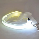 Dog Leash LED Light Reflective USB Rechargeable