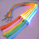 Dog Leash LED Light Reflective USB Rechargeable