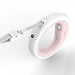 Dog Leash Retractable Ergonomic Ring Grip Rechargeable LED 2.6m