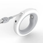 Dog Leash Retractable Ergonomic Ring Grip Rechargeable LED 2.6m