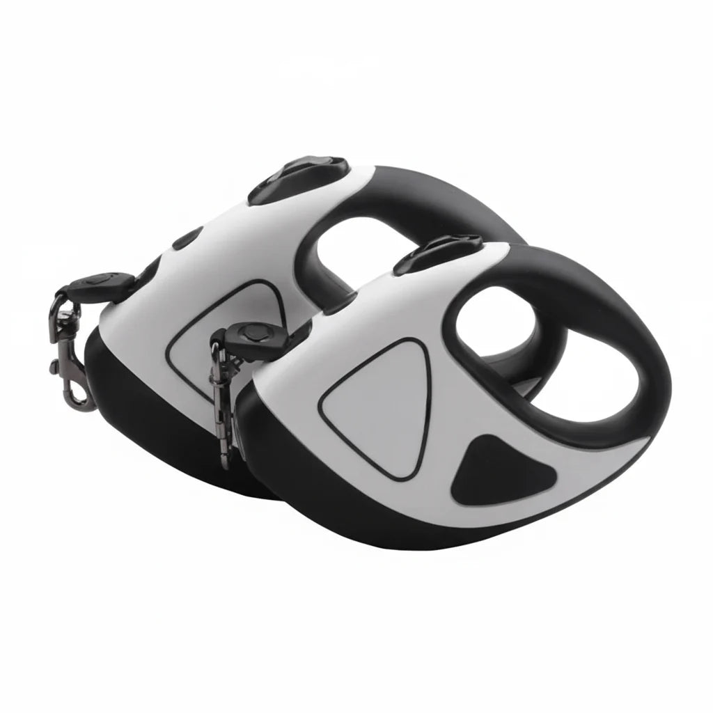 Dog Leash Retractable LED Light Anti-Slip Handle