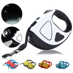 Dog Leash Retractable LED Light Anti-Slip Handle