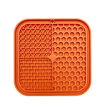 Dog Lick Mat Silicone Suction Honeycomb Surface