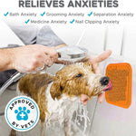 Dog Lick Mat Silicone Suction Honeycomb Surface