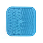Dog Lick Mat Silicone Suction Honeycomb Surface