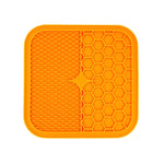 Dog Lick Mat Silicone Suction Honeycomb Surface