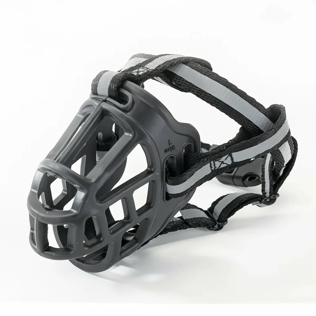 Dog Muzzle Anti-Bite Breathable Mesh Adjustable Straps