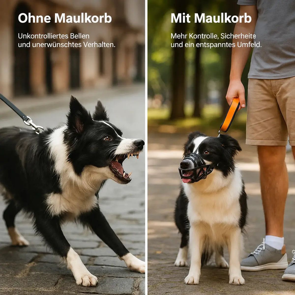 Dog Muzzle Breathable Adjustable Reflective Strap