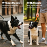 Dog Muzzle Breathable Adjustable Reflective Strap