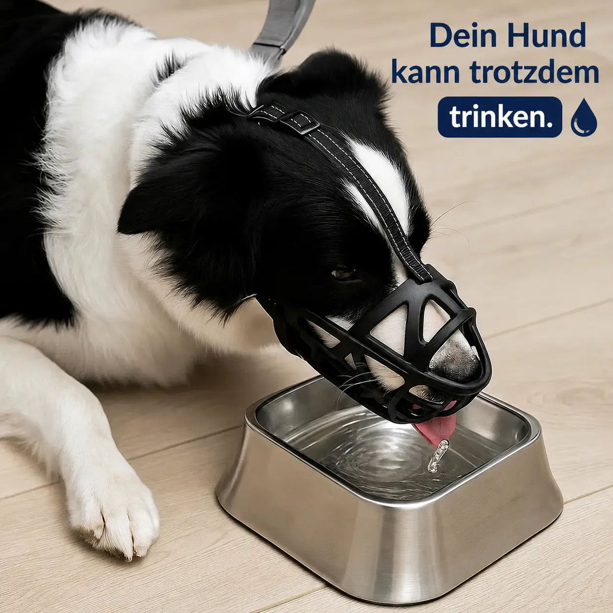 Dog Muzzle Breathable Adjustable Reflective Strap