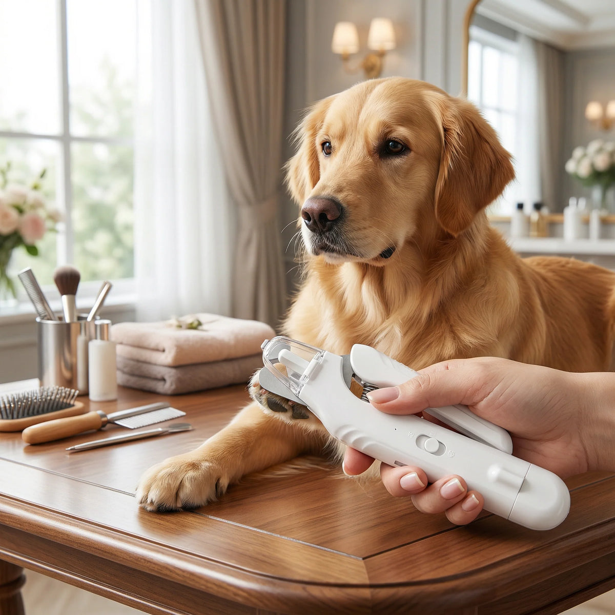 Dog Nail Clipper & Grinder Rechargeable USB Low-Noise