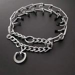 Dog Prong Training Collar Rubber-Tipped Adjustable Links
