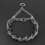Dog Prong Training Collar Rubber-Tipped Adjustable Links