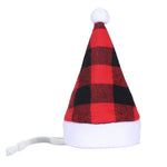 Dog Santa Hat Plush Soft-Lined Adjustable Fit