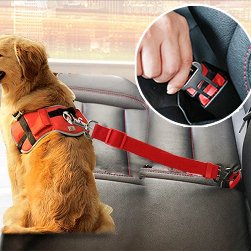 Dog Seatbelt Adjustable Nylon Quick Release